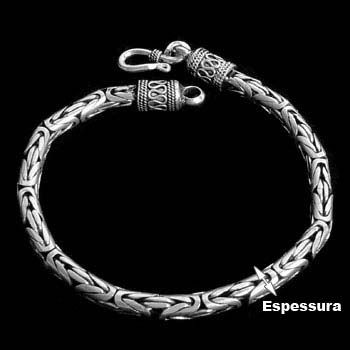 Pulseira  Prata Bali Tradicional 22,8g 23E-XIU