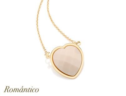 Gargantilha com pendant 45 cm - pedra Nude B31225-Rommanel