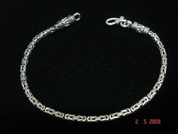 Pulseira  Prata Bali Tradicional 22,8g 23E-XIU  ********