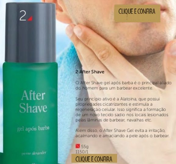 After Shave Gel Após Barba 55g   Pierre Alexander